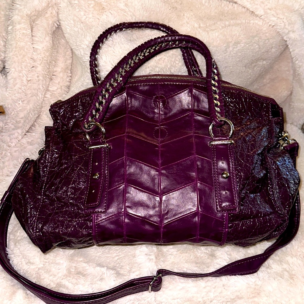 BCBG purple handbag